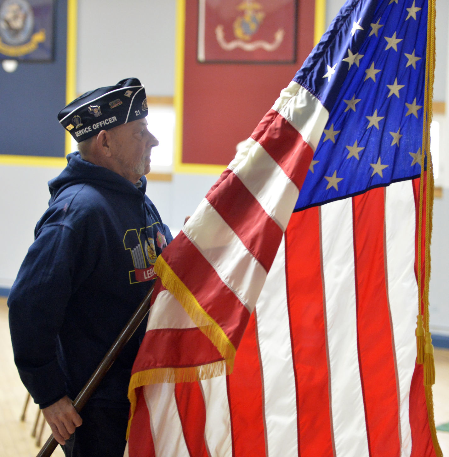 VETERANS DAY SERVICE AMERICAN LEGION
